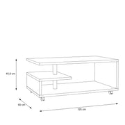 Bailey Coffee Table in Antique – Antique Oak – image 5