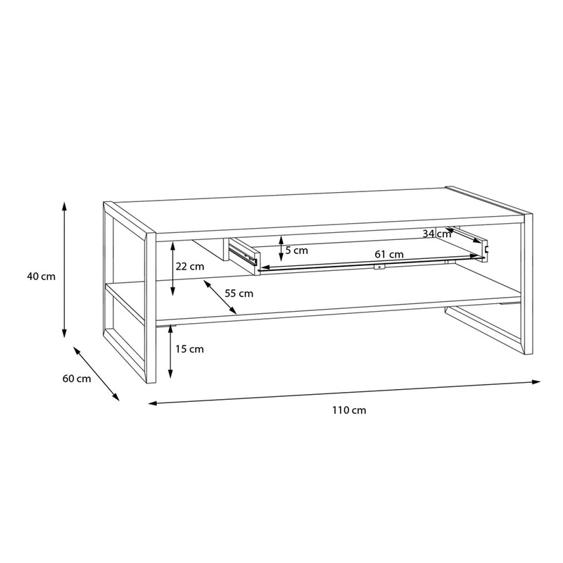 High Rock Coffee Table in Riviera Oak – image 10