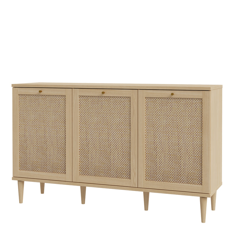 Calasetta 3 Door Sideboard in Rattan – image 3