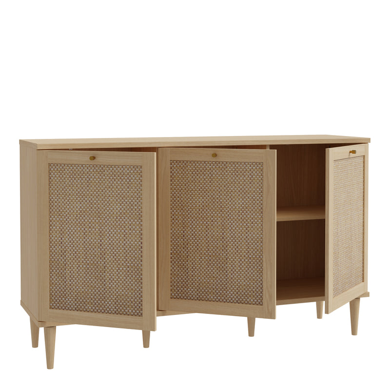 Calasetta 3 Door Sideboard in Rattan – image 4