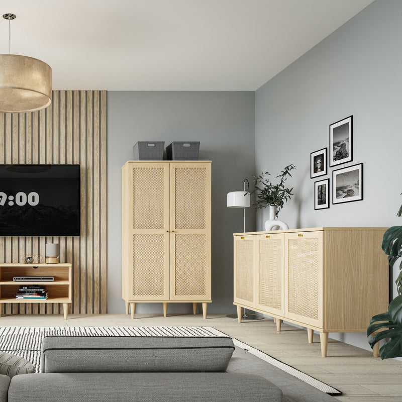 Calasetta 3 Door Sideboard in Rattan – image 8