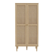 Calasetta 2 Door Display Cabinet in Rattan – image 2