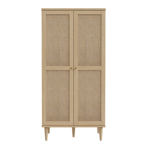 Calasetta 2 Door Display Cabinet in Rattan – image 2