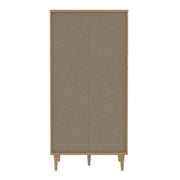 Calasetta 2 Door Display Cabinet in Rattan – image 4