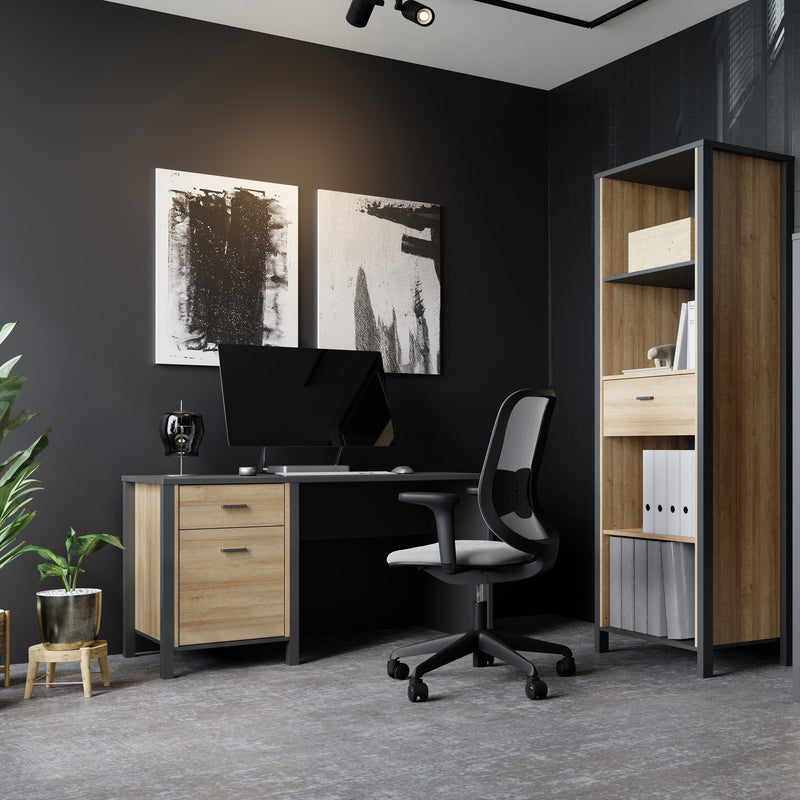 High Rock Desk in Matt Black/Riviera Oak – image 6