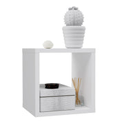 Mauro Singular Storage Unit in Artisan – Matt White – image 4
