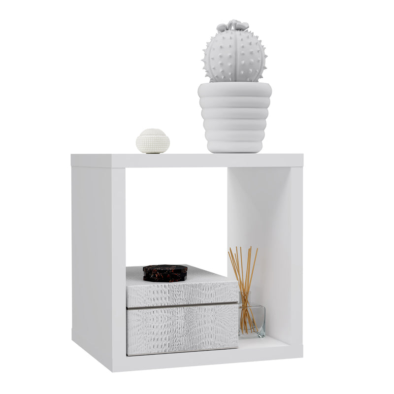 Mauro Singular Storage Unit in Artisan – Matt White – image 4