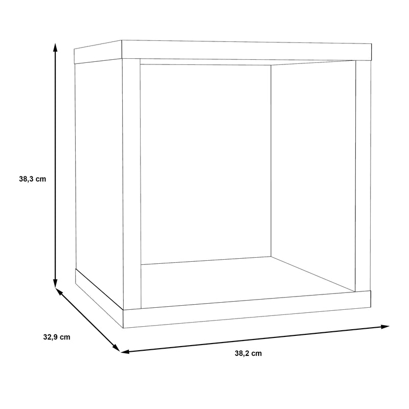 Mauro Singular Storage Unit in Artisan – Matt White – image 5