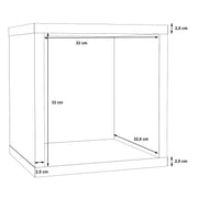 Mauro Singular Storage Unit in Artisan – Matt White – image 6