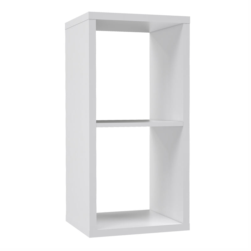Mauro 1 Shelf Storage Unit in Artisan – Matt White – image 1
