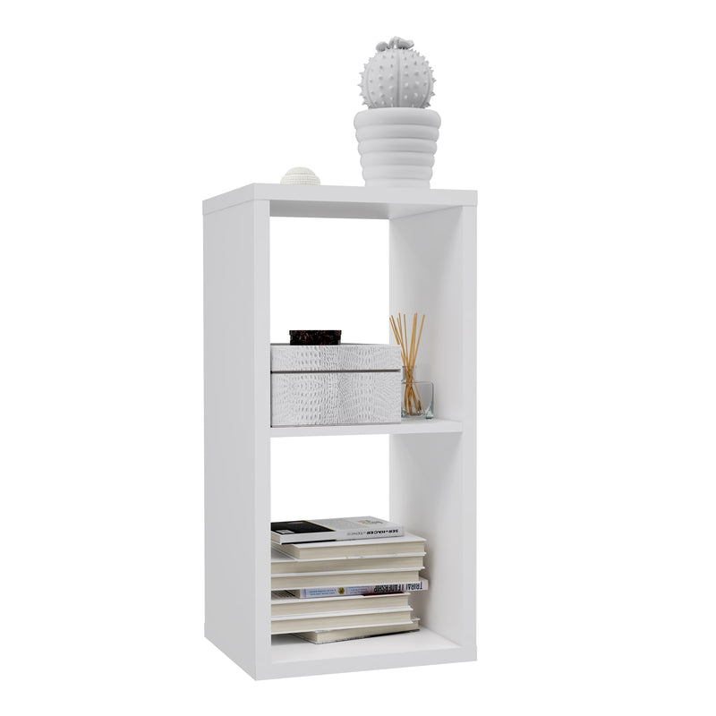 Mauro 1 Shelf Storage Unit in Artisan – Matt White – image 4