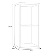 Mauro 1 Shelf Storage Unit in Artisan – Matt White – image 5