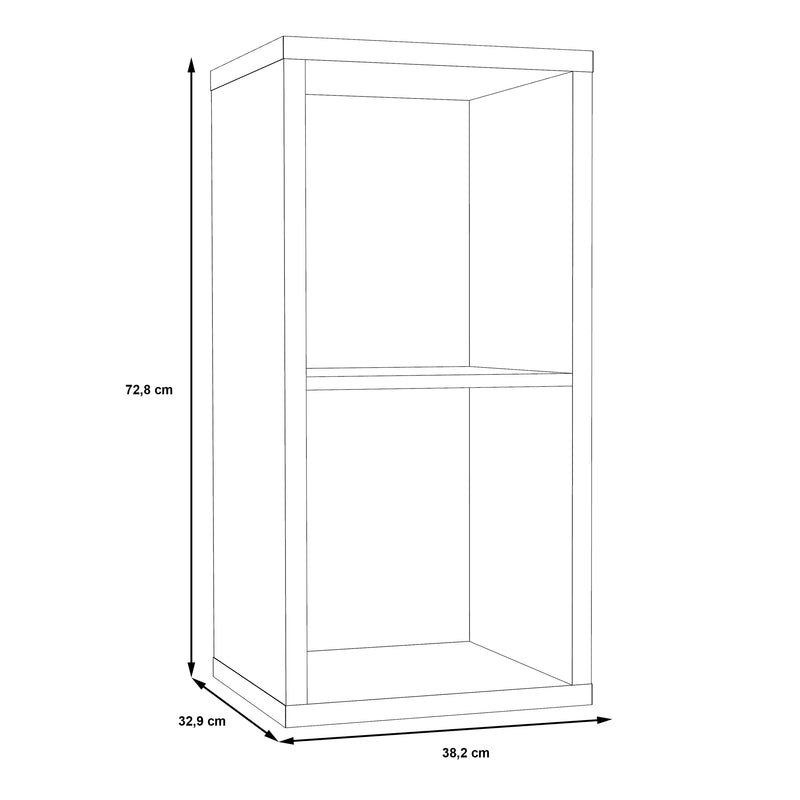 Mauro 1 Shelf Storage Unit in Artisan – Matt White – image 5