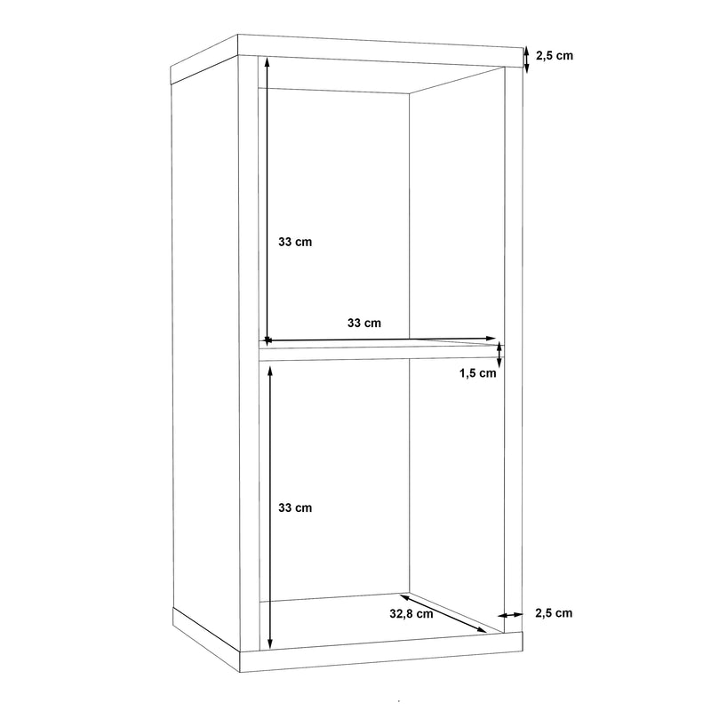 Mauro 1 Shelf Storage Unit in Artisan – Matt White – image 6