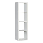 Mauro 3 Shelves Storage Unit in Artisan – Matt White – image 1