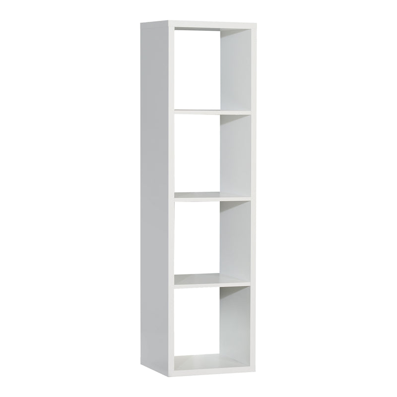 Mauro 3 Shelves Storage Unit in Artisan – Matt White – image 1