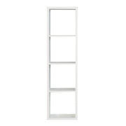 Mauro 3 Shelves Storage Unit in Artisan – Matt White – image 2