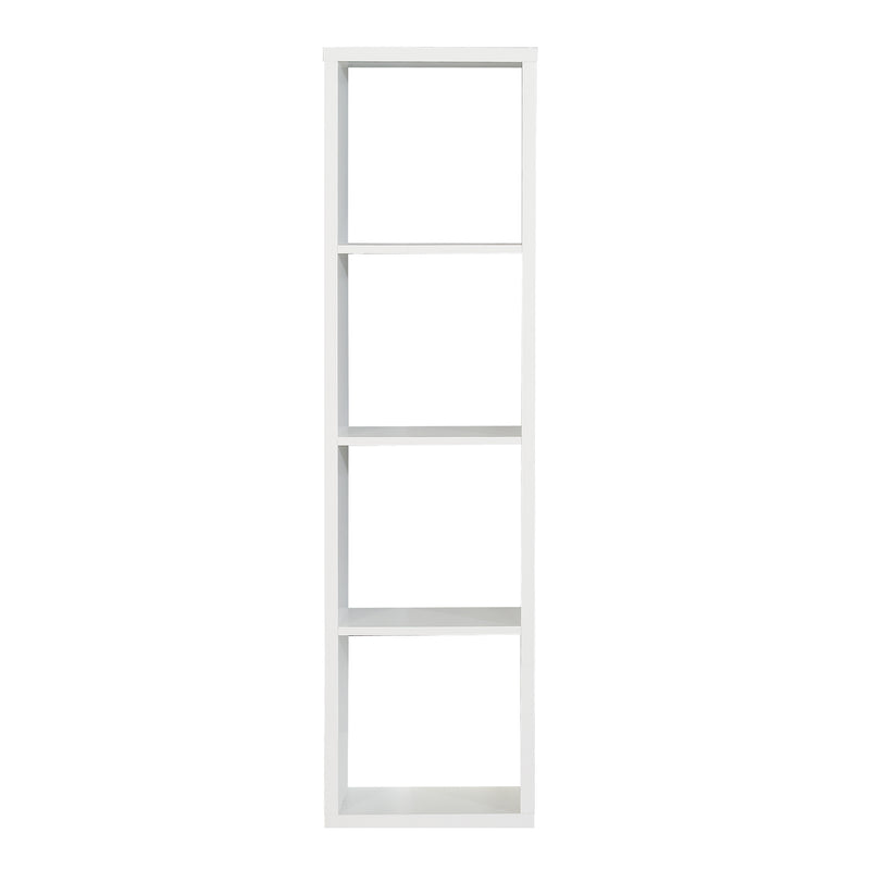 Mauro 3 Shelves Storage Unit in Artisan – Matt White – image 2