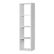 Mauro 3 Shelves Storage Unit in Artisan – Matt White – image 3