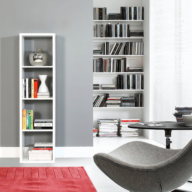 Mauro 3 Shelves Storage Unit in Artisan – Matt White – image 4