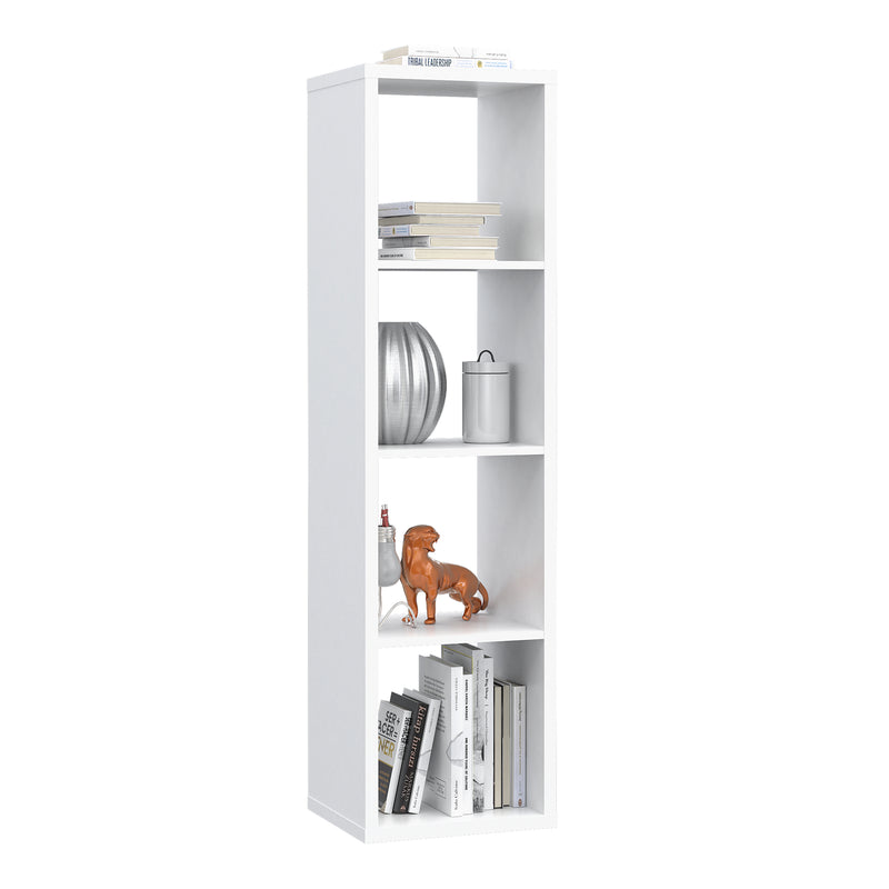 Mauro 3 Shelves Storage Unit in Artisan – Matt White – image 5