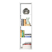 Mauro 3 Shelves Storage Unit in Artisan – Matt White – image 6