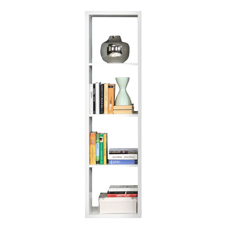 Mauro 3 Shelves Storage Unit in Artisan – Matt White – image 6
