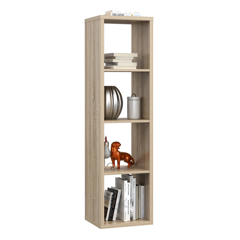 Mauro 3 Shelves Storage Unit in Artisan – Sonoma Oak – image 4