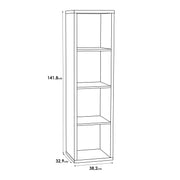 Mauro 3 Shelves Storage Unit in Artisan – Sonoma Oak – image 6
