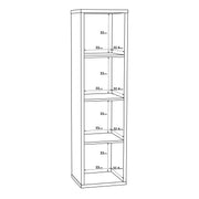 Mauro 3 Shelves Storage Unit in Artisan – Sonoma Oak – image 7
