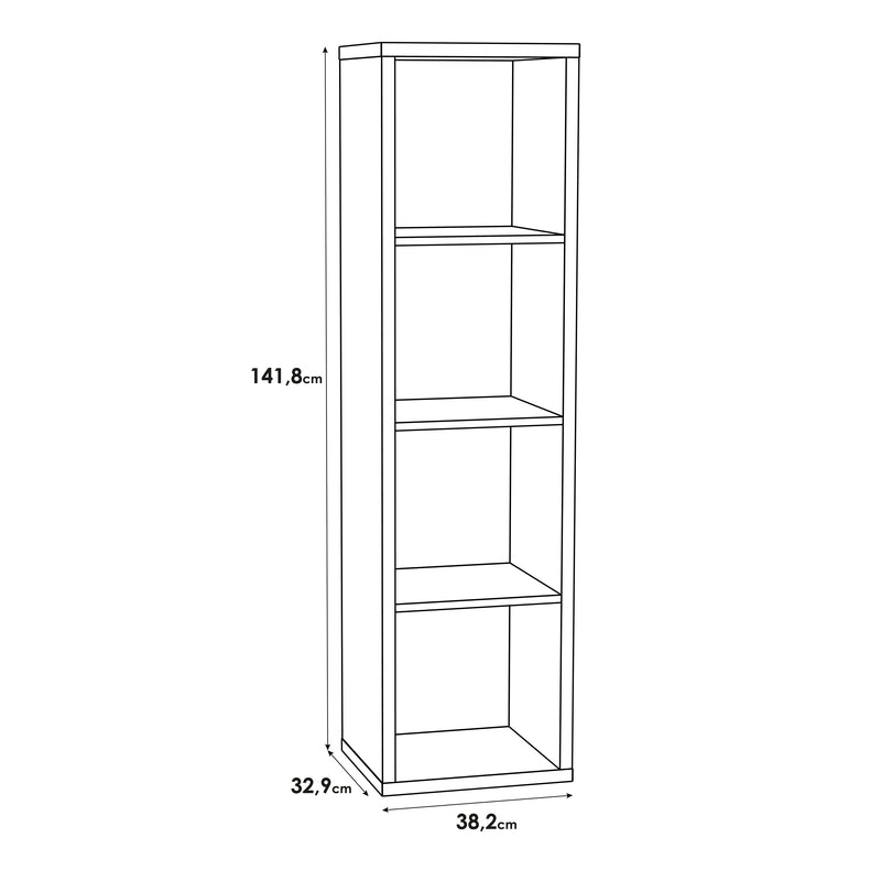 Mauro 3 Shelves Storage Unit in Artisan – Sand Oak – image 5