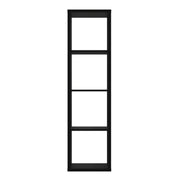 Mauro 3 Shelves Storage Unit in Artisan – Matt Black – image 2