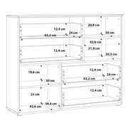 Sienna Abstract Chest of in White/White High Gloss – image 12