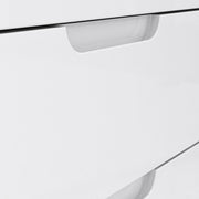 Sienna Chest of 6 Drawers in White/White High Gloss – image 7