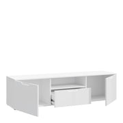 Sienna TV Unit in White/White High Gloss – image 3