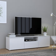 Sienna TV Unit in White/White High Gloss – image 5