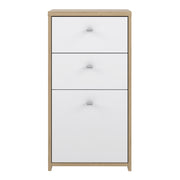 Best Chest Storage Cabinet 2 Drawers 1 Door in Artisan – Oak & White – image 2