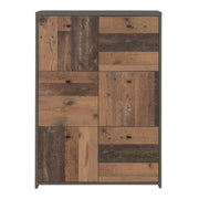 Best Chest Storage Cabinet with 6 Doors in Artisan – Grey & Rustic – image 2