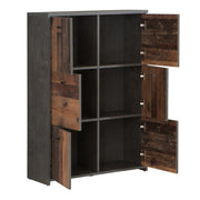 Best Chest Storage Cabinet with 6 Doors in Artisan – Grey & Rustic – image 3