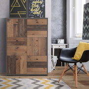 Best Chest Storage Cabinet with 6 Doors in Artisan – Grey & Rustic – image 5