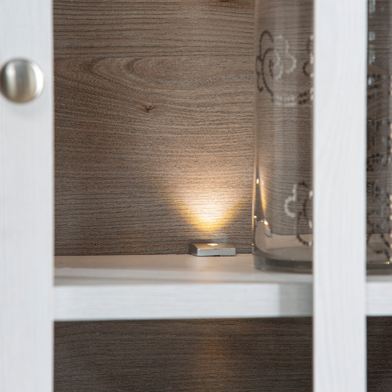Illoppa Display Cabinet in Snowy Oak/Oak Nelson – image 6