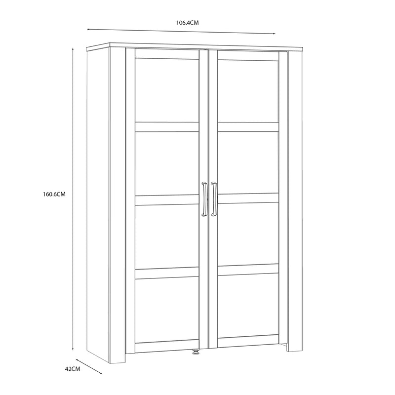 Bohol Display Cabinet inc. 2x LED Lights – White – image 8