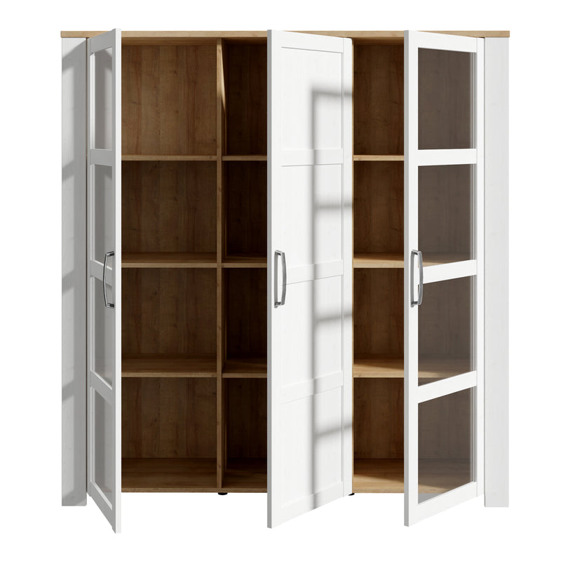 Bohol Large Display Cabinet inc. 4x LED Lights – White – image 3