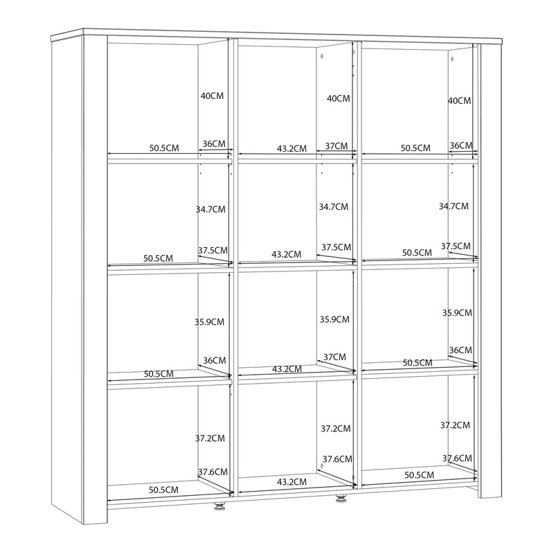 Bohol Large Display Cabinet inc. 4x LED Lights – White – image 7