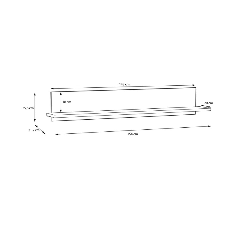 Alice Springs Floating Bedside Shelf in Sand – image 9