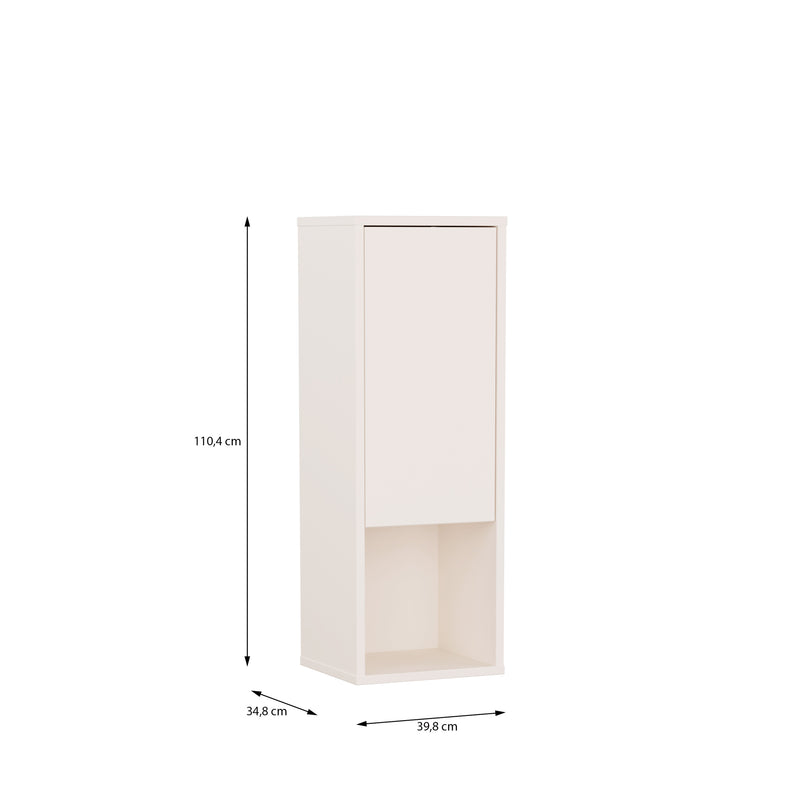 Alice Springs Narrow Cupboard with 1 Door Push-to-Open in Sand – image 7