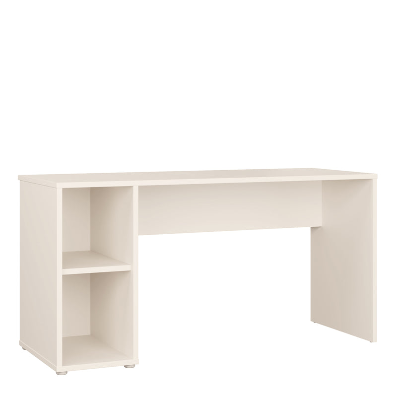 Alice Springs Desk with Open Shelf Storage in Sand – image 1