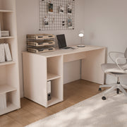 Alice Springs Desk with Open Shelf Storage in Sand – image 3