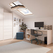 Alice Springs Desk with Open Shelf Storage in Sand – image 8