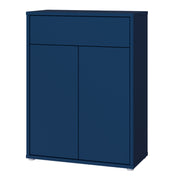 Alice Springs Compact Shoe Cabinet with 2 Doors Push-to-Open & 1 Drawer Push-to-Open in Night Blue – image 3